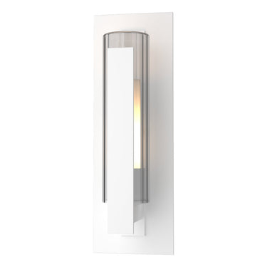 Hubbardton Forge 307281 Vertical Bar Fluted Glass Small Outdoor Sconce 3