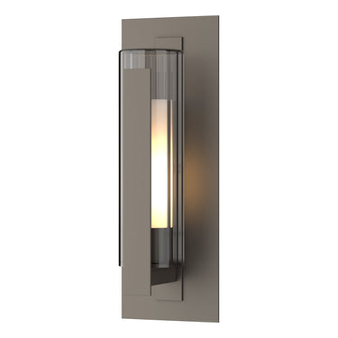 Hubbardton Forge 307282 Vertical Bar Fluted Glass Medium Outdoor Sconce 4