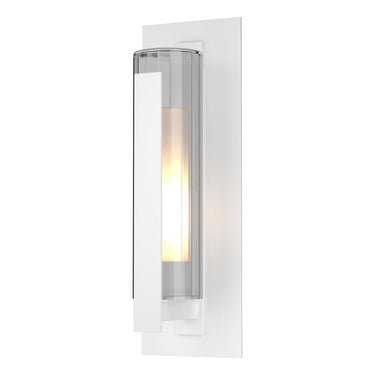 Hubbardton Forge 307283 Vertical Bar Fluted Glass Large Outdoor Sconce 2