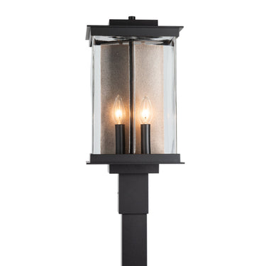 Hubbardton Forge 344840 Kingston Outdoor 4 Light Incandescent Post Light in Clear Glass 1