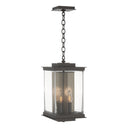Hubbardton Forge 356840 Kingston Outdoor Large 4 Light Incandescent Lantern in Clear Glass 10