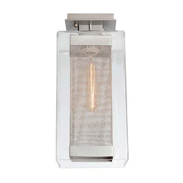 Hubbardton Forge 356850 Polaris Outdoor 1 Light Incandescent Semi-flush in Clear Glass - Crescent Harbor