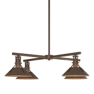 Hubbardton Forge 364210 Henry Outdoor 4 Light Incandescent Pendant in Mult Pipe Length 2