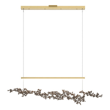 Hubbardton Forge 401326-STND Coral LED Pendant - Modern Brass | Ink - Crescent Harbor