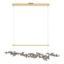 Hubbardton Forge 401326-STND Coral LED Pendant - Modern Brass | Ink - Crescent Harbor