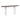 Hubbardton Forge 750108 Wick 60" Console Table 20