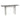 Hubbardton Forge 750108 Wick 60" Console Table 22