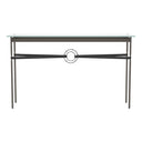 Hubbardton Forge 750118 Equus Console Table - Black Leather Accent - Crescent Harbor