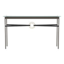 Hubbardton Forge 750118 Equus Console Table - Black Leather Accent - Crescent Harbor