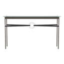 Hubbardton Forge 750118 Equus Console Table - Black Leather Accent - Crescent Harbor