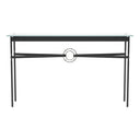Hubbardton Forge 750118 Equus Console Table - Black Leather Accent - Crescent Harbor