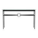 Hubbardton Forge 750118 Equus Console Table - Black Leather Accent - Crescent Harbor