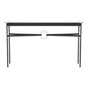 Hubbardton Forge 750118 Equus Console Table - Black Leather Accent - Crescent Harbor