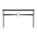 Hubbardton Forge 750118 Equus Console Table - Black Leather Accent - Crescent Harbor