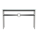 Hubbardton Forge 750118 Equus Console Table - Black Leather Accent - Crescent Harbor