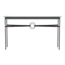 Hubbardton Forge 750118 Equus Console Table - Black Leather Accent - Crescent Harbor