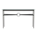 Hubbardton Forge 750118 Equus Console Table - Black Leather Accent - Crescent Harbor