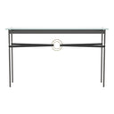 Hubbardton Forge 750118 Equus Console Table - Black Leather Accent - Crescent Harbor