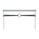 Hubbardton Forge 750118 Equus Console Table - Black Leather Accent - Crescent Harbor