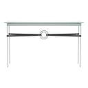 Hubbardton Forge 750118 Equus Console Table - Black Leather Accent - Crescent Harbor