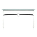 Hubbardton Forge 750118 Equus Console Table - Black Leather Accent - Crescent Harbor