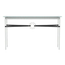 Hubbardton Forge 750118 Equus Console Table - Black Leather Accent - Crescent Harbor