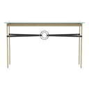 Hubbardton Forge 750118 Equus Console Table - Black Leather Accent - Crescent Harbor