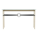 Hubbardton Forge 750118 Equus Console Table - Black Leather Accent - Crescent Harbor