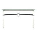 Hubbardton Forge 750118 Equus Console Table - Black Leather Accent - Crescent Harbor