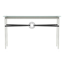 Hubbardton Forge 750118 Equus Console Table - Black Leather Accent - Crescent Harbor