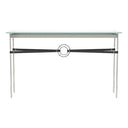 Hubbardton Forge 750118 Equus Console Table - Black Leather Accent - Crescent Harbor