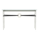 Hubbardton Forge 750118 Equus Console Table - Black Leather Accent - Crescent Harbor