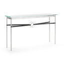 Hubbardton Forge 750118 Equus Console Table - Black Leather Accent - Crescent Harbor