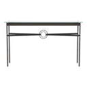 Hubbardton Forge 750118 Equus Console Table - Black Leather Accent - Crescent Harbor