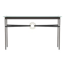 Hubbardton Forge 750118 Equus Console Table - Black Leather Accent - Crescent Harbor