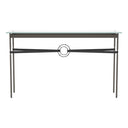 Hubbardton Forge 750118 Equus Console Table - Black Leather Accent - Crescent Harbor