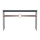 Hubbardton Forge 750118 Equus Console Table - British Brown Leather Accent - Crescent Harbor