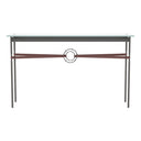 Hubbardton Forge 750118 Equus Console Table - British Brown Leather Accent - Crescent Harbor