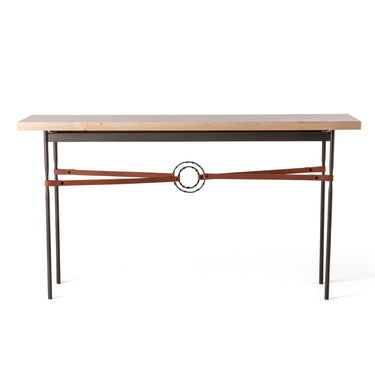 Hubbardton Forge 750120 Equus Wood Top Console Table - Ink - Crescent Harbor