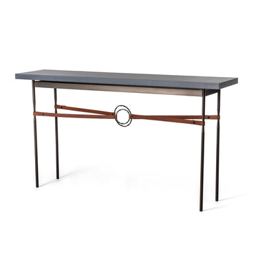 Hubbardton Forge 750120 Equus Wood Top Console Table - Ink - Crescent Harbor