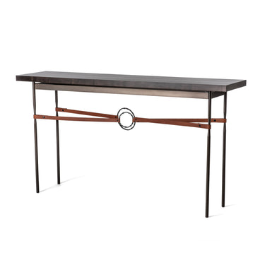 Hubbardton Forge 750120 Equus Wood Top Console Table - Ink - Crescent Harbor
