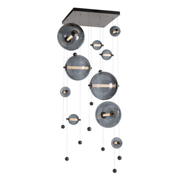 Hubbardton Forge 139051 Abacus Square LED Pendant in Standard Pipe length