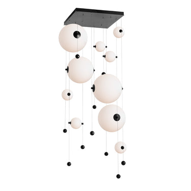 Hubbardton Forge 139051 Abacus Square LED Pendant in Standard Pipe length
