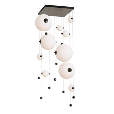 Hubbardton Forge 139051 Abacus Square LED Pendant in Standard Pipe length