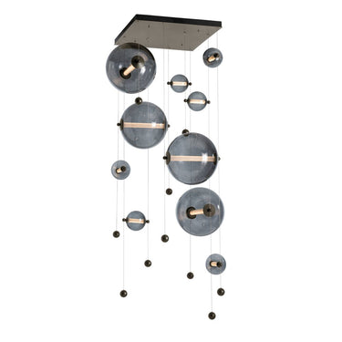 Hubbardton Forge 139051 Abacus Square LED Pendant in Standard Pipe length