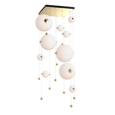 Hubbardton Forge 139051 Abacus Square LED Pendant in Standard Pipe length