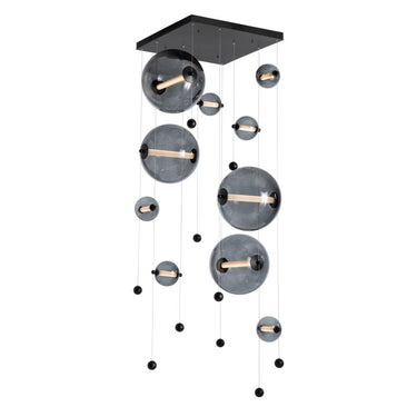 Hubbardton Forge Abacus 10-Light Square LED Pendant 