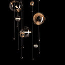 Hubbardton Forge Abacus 10-Light Square LED Pendant 3