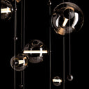 Hubbardton Forge Abacus 10-Light Square LED Pendant 4