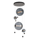 Hubbardton Forge 139052 Abacus Round LED Pendant in Standard Pipe length